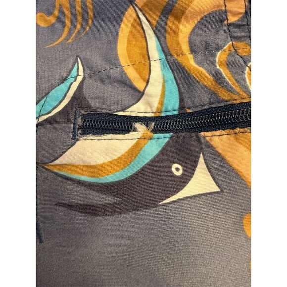 Patagonia Men’s Minimalist Wavefarer Board Shorts 33 Paradise Fish Glass Blue - Picture 8 of 8